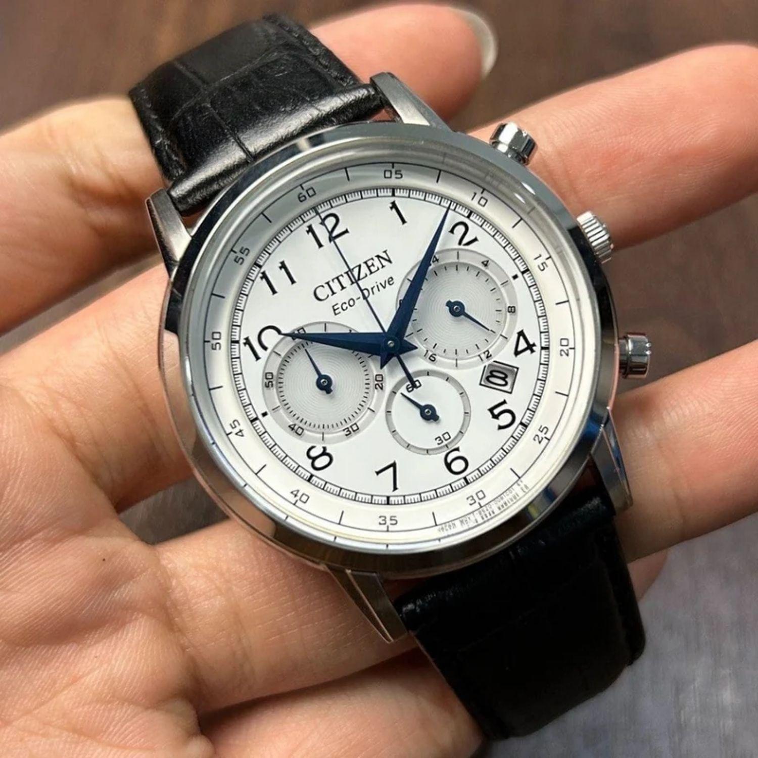 Reloj Citizen Eco-Drive CA4630-02A Chrono Cuero Hombre-2