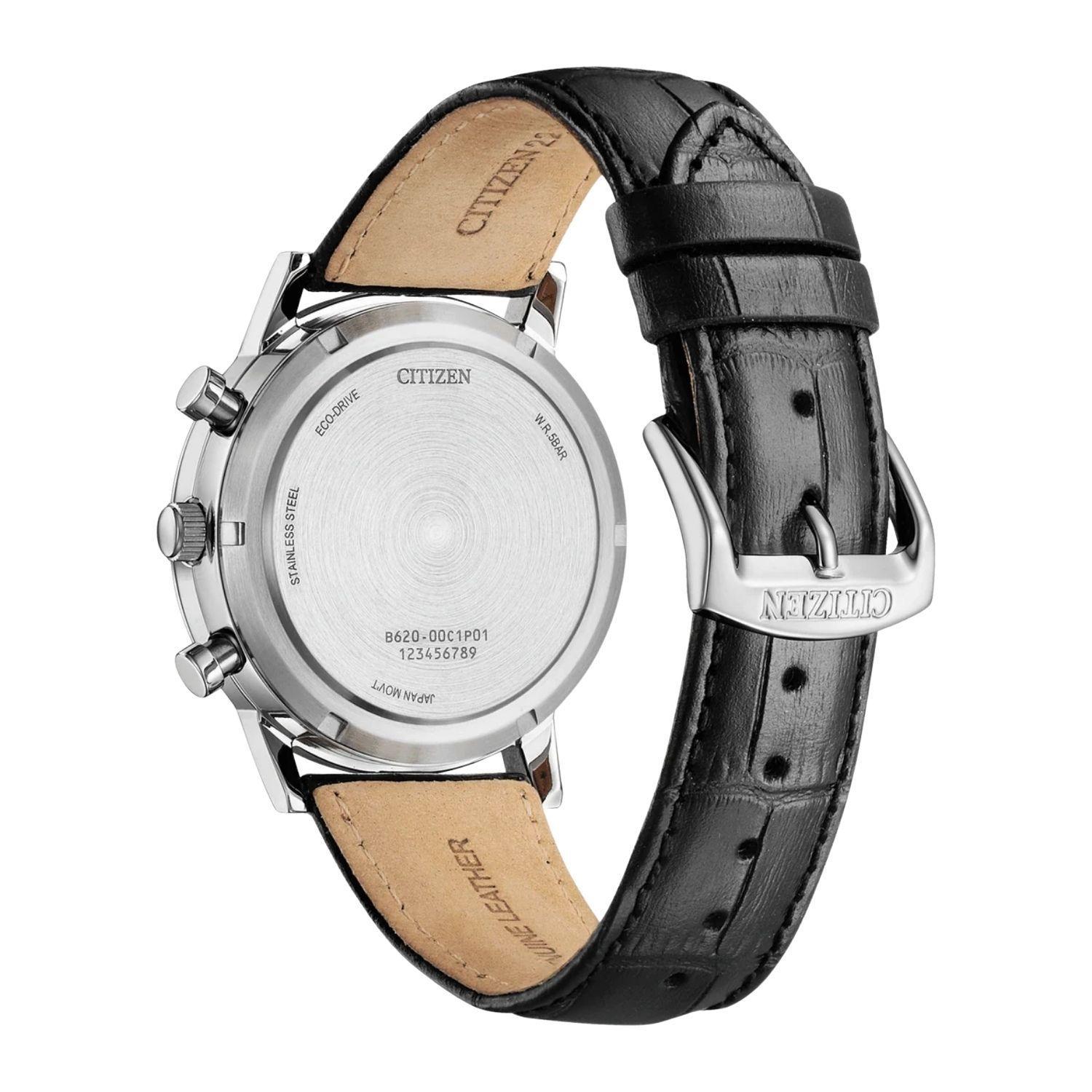 Reloj Citizen Eco-Drive CA4630-02A Chrono Cuero Hombre-7
