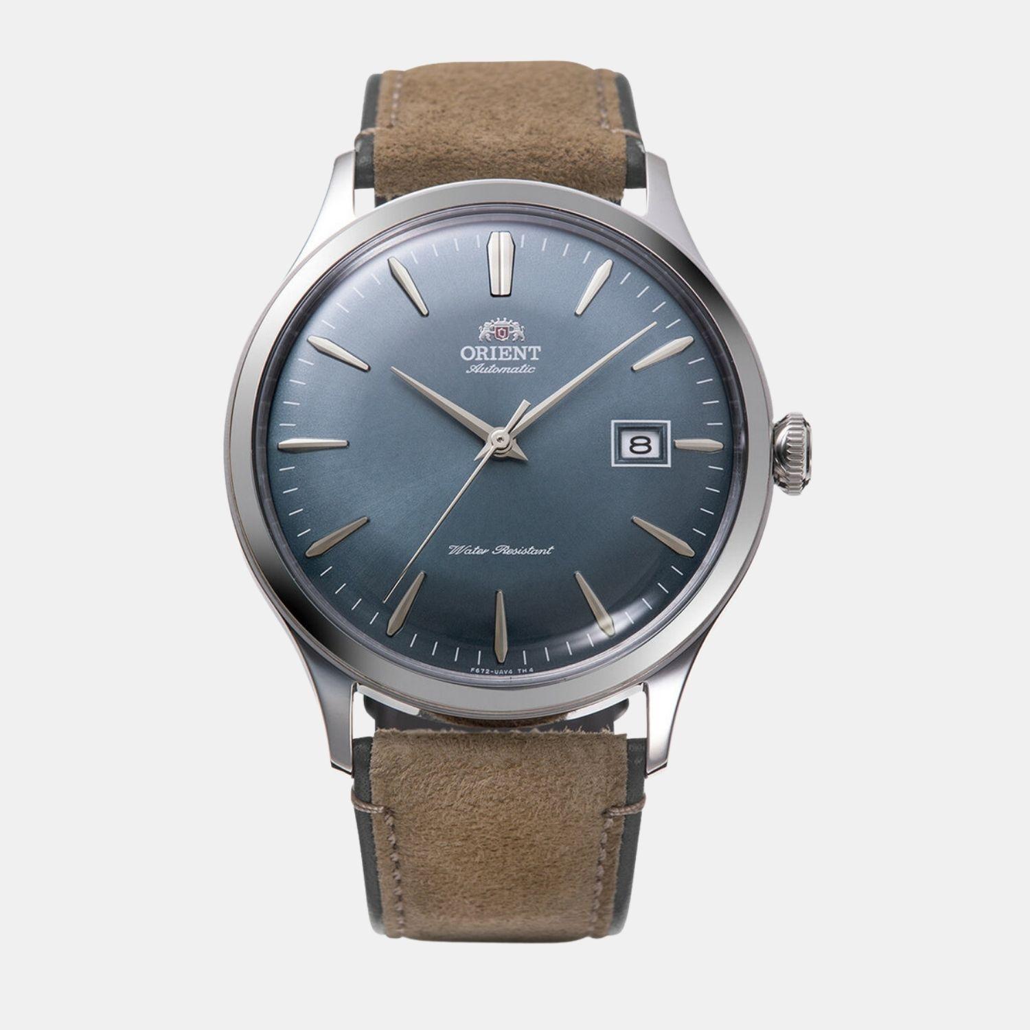 Reloj Orient Bambino RA-AC0P03L30B V4 Automático Clásico Plateado Azul Hombre-0
