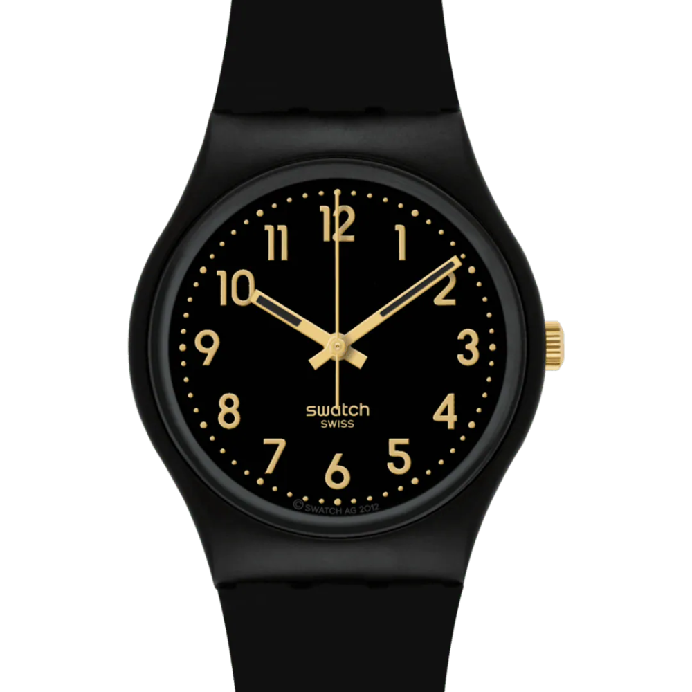 RELOJ SWATCH SO28B113 GOLDEN TAC NEGRO UNISEX-0