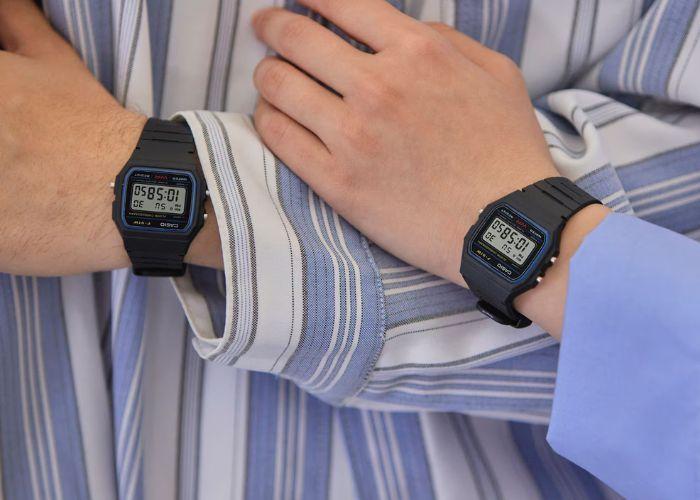 RELOJ CASIO DIGITAL F-91W-1DG UNISEX NEGRO-2