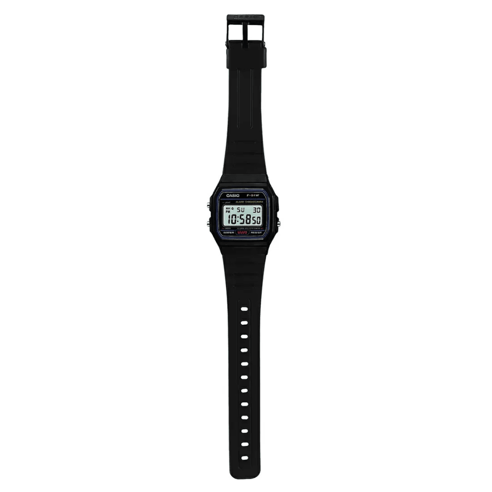 RELOJ CASIO DIGITAL F-91W-1DG UNISEX NEGRO-4