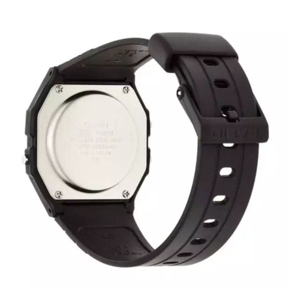 RELOJ CASIO DIGITAL F-91W-1DG UNISEX NEGRO-5