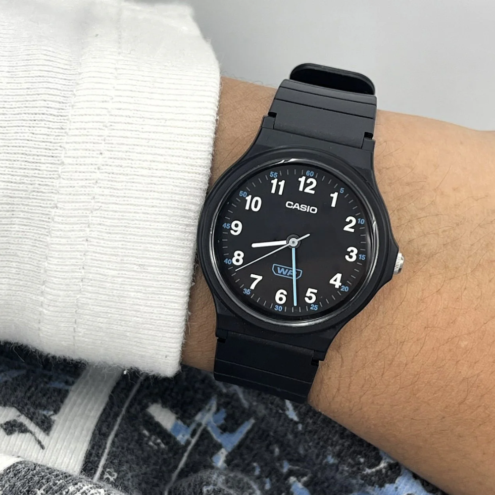 RELOJ CASIO LQ-24B-1BDF NEGRO MUJER RESINA-2