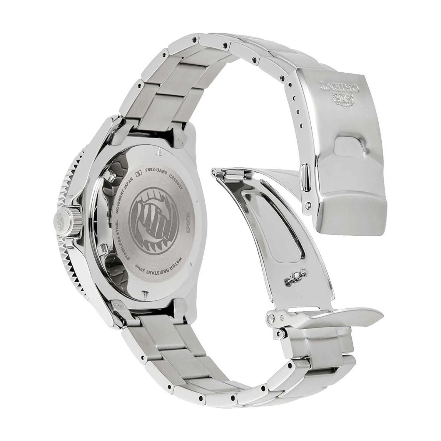 Reloj Orient Kanno RA-AA0913L Diver Automático Deportivo Plateado Azul Hombre-6
