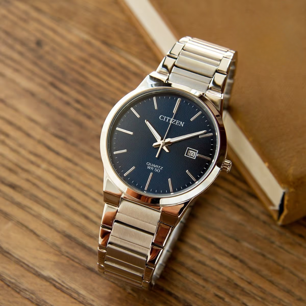 RELOJ CITIZEN BI5060-51L QUARTZ PLATEADO HOMBRE-2