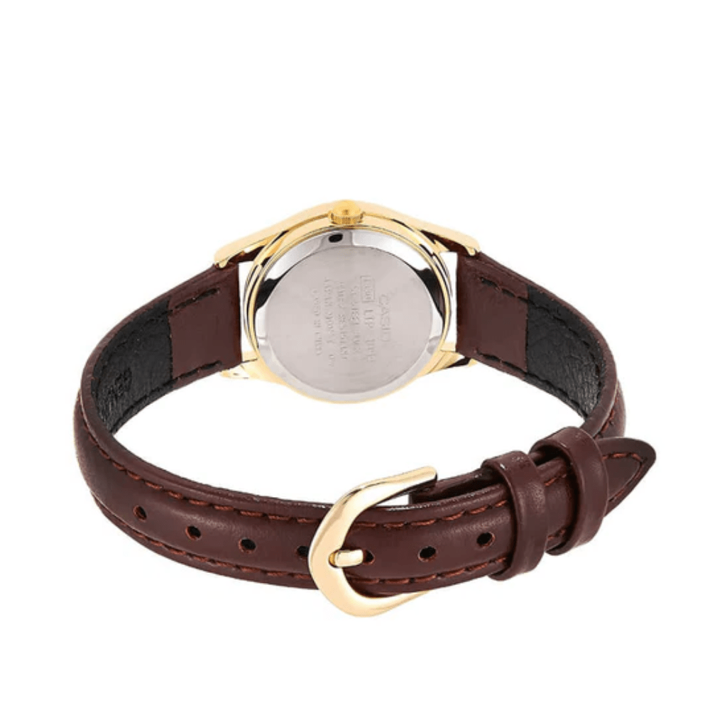 RELOJ CASIO LTP-1094Q-7B9RDF DORADO CAFE MUJER DELFINES-3