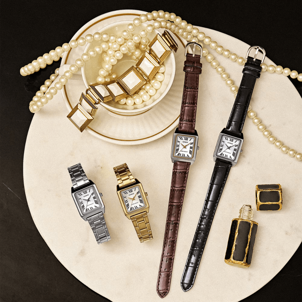 RELOJ CASIO TANK LTP-V007L-7B2UDF PLATEADO MUJER-2