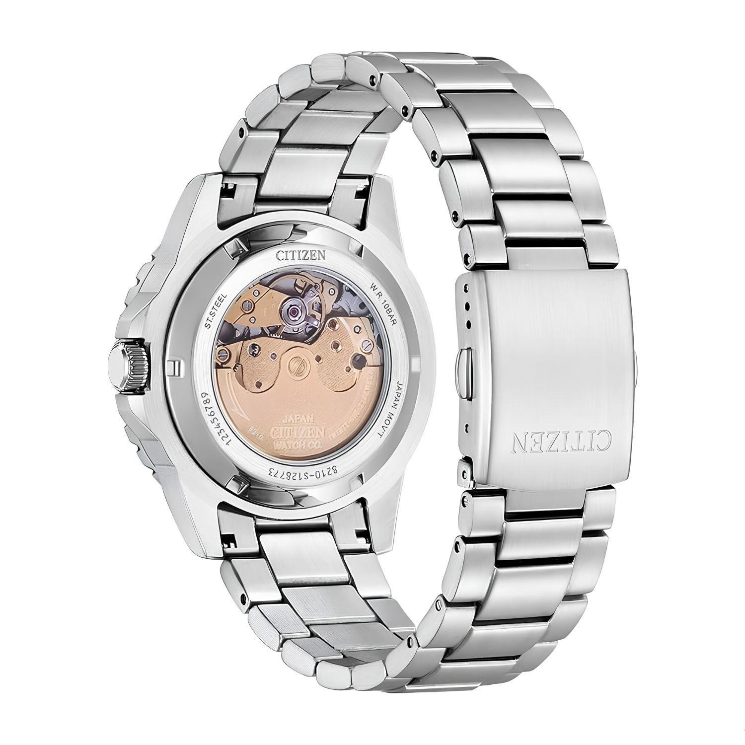 Reloj Citizen Eco-Drive NJ0170-83Z Plateado Acero Hombre-7