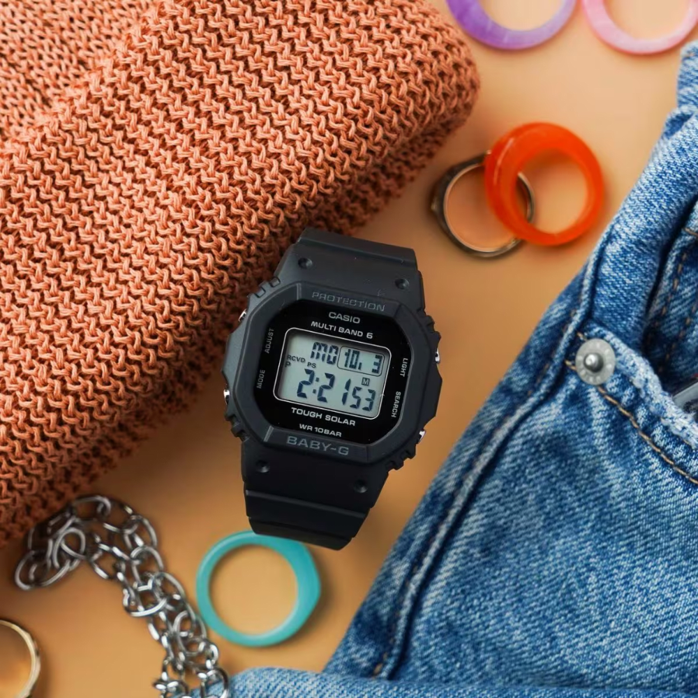 RELOJ CASIO BGD-560-1DR MUJER BABY-G NEGRO-3