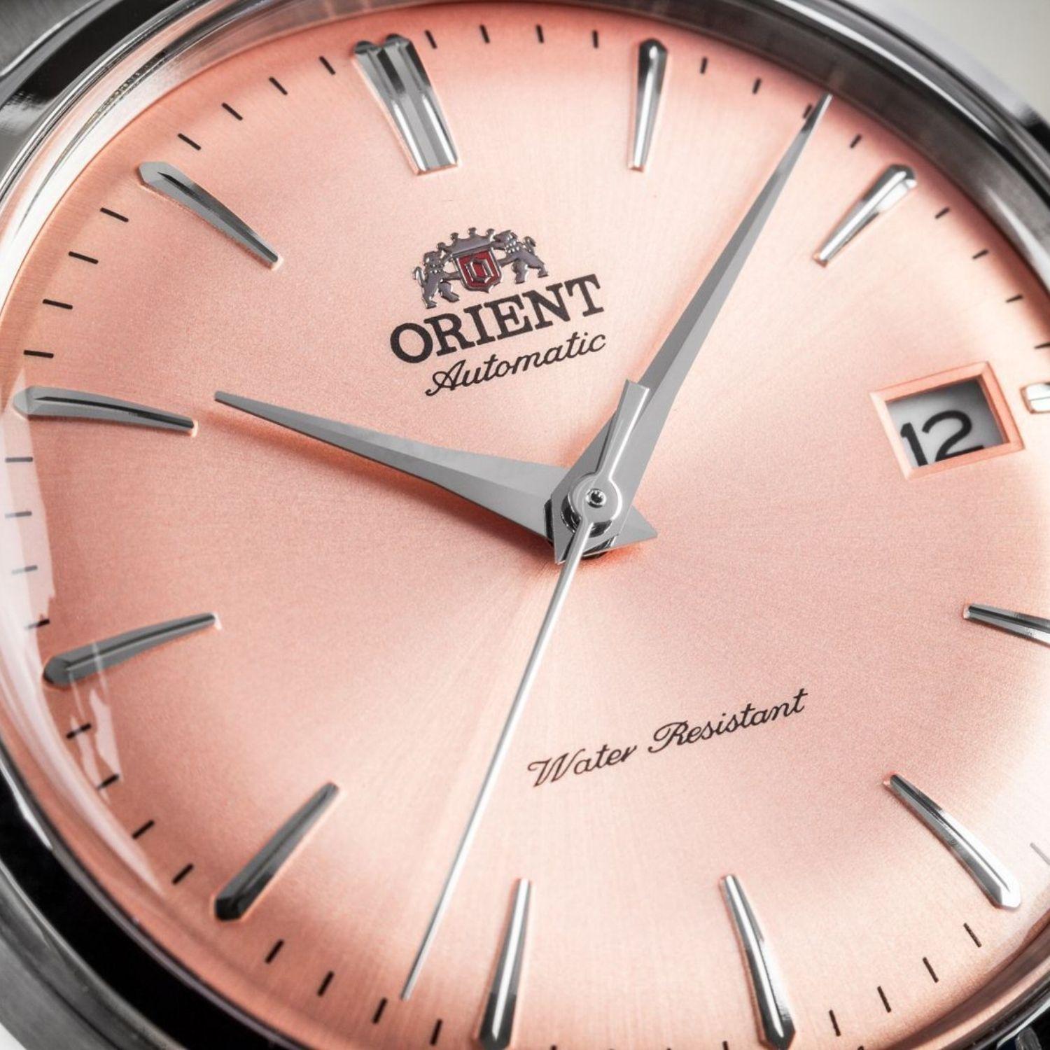 Reloj Orient Bambino RA-AC0M11Y30B Automático Clásico Plateado Rosado Hombre-1