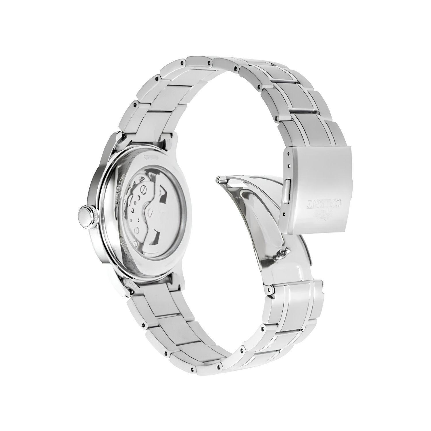 Reloj Orient Bambino RA-AC0M11Y30B Automático Clásico Plateado Rosado Hombre-7