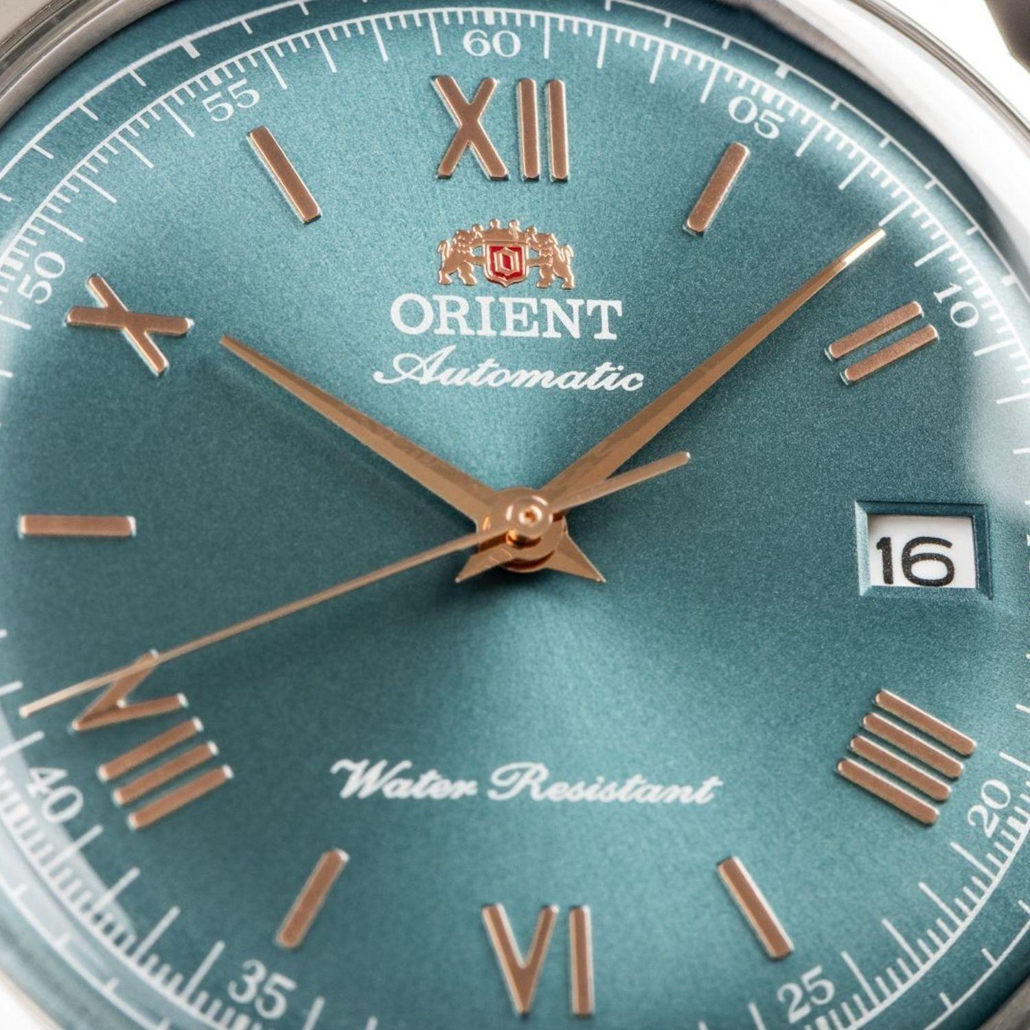 Reloj Orient Bambino RA-AC0023E30B Automático Clásico Plateado Verde Hombre-6