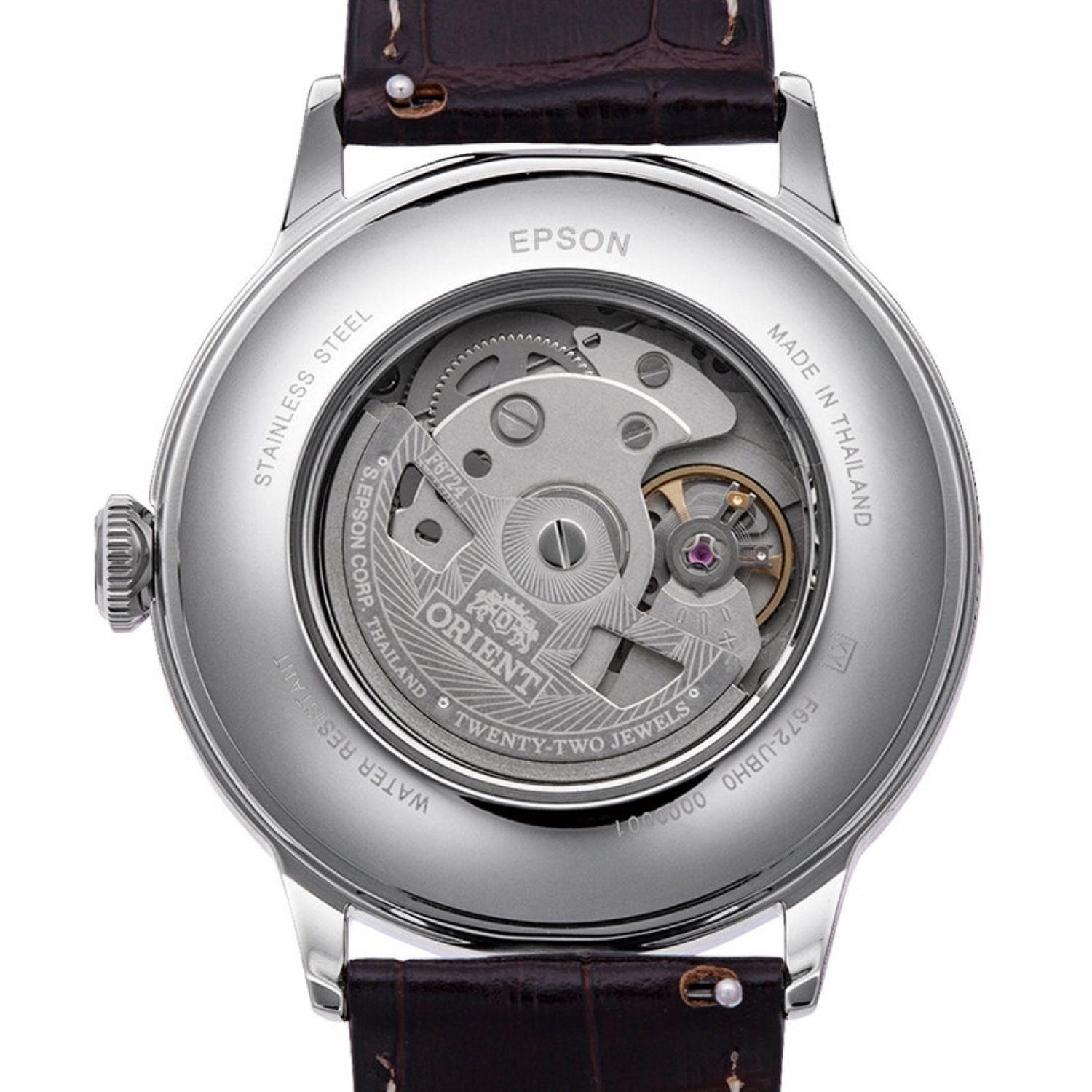 Reloj Orient Bambino RA-AC0023E30B Automático Clásico Plateado Verde Hombre-7