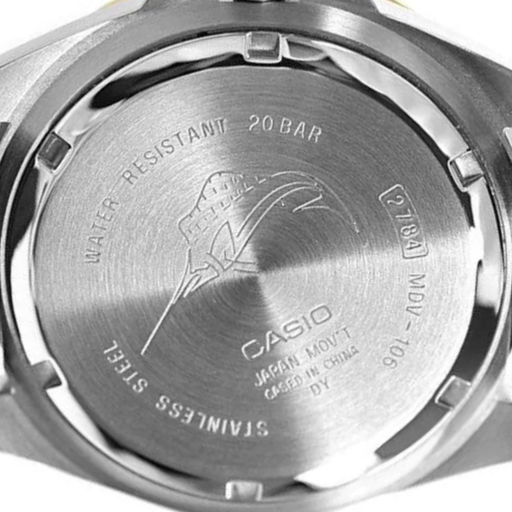 RELOJ CASIO MARLIN MDV-106DD-1A2VCF PLATEADO PEPSI-3