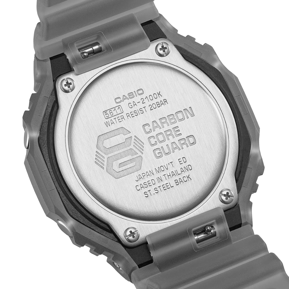Reloj Casio G-Shock GA-2100K-1ADR Carbon Core Gris  Hombre-7