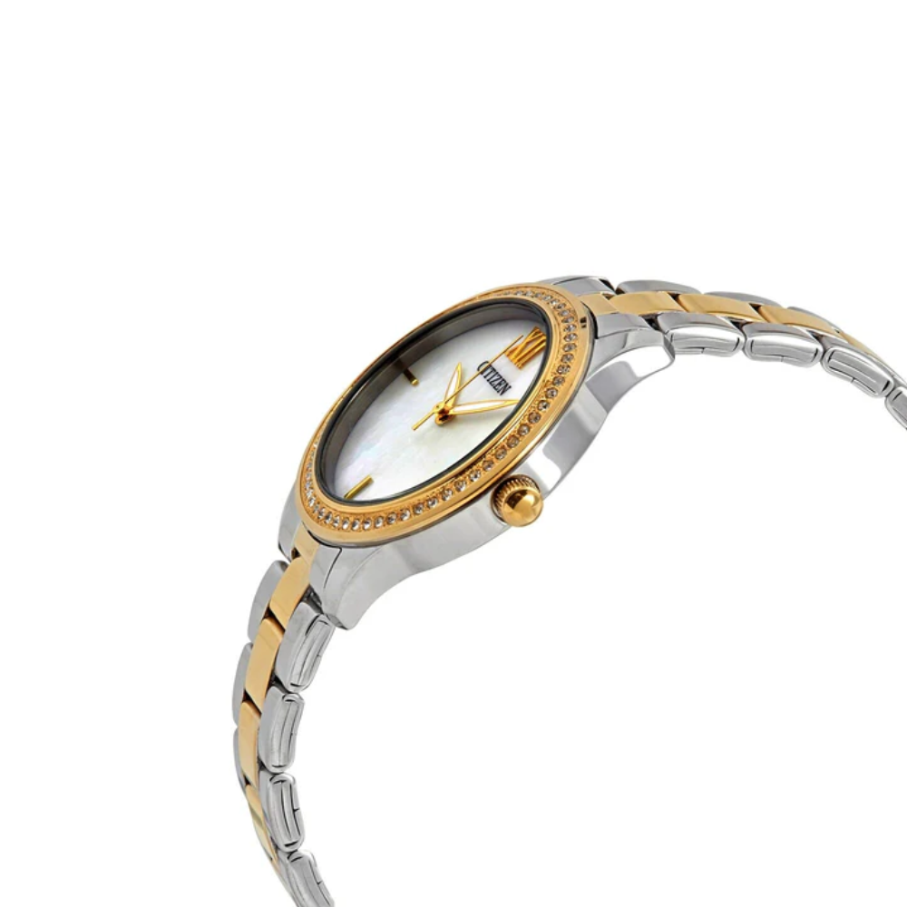 RELOJ CITIZEN EL3084-50D QUARTZ MUJER BICOLOR DORADO/PLATEADO-2