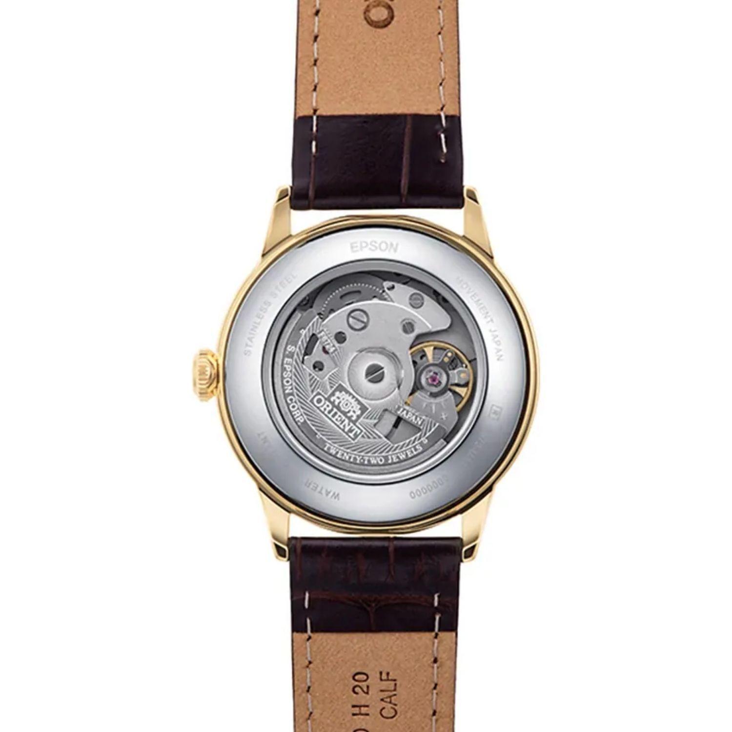Reloj Orient Bambino RA-AC0M01S30B Version 7 Automático Clásico Dorado Hombre-5