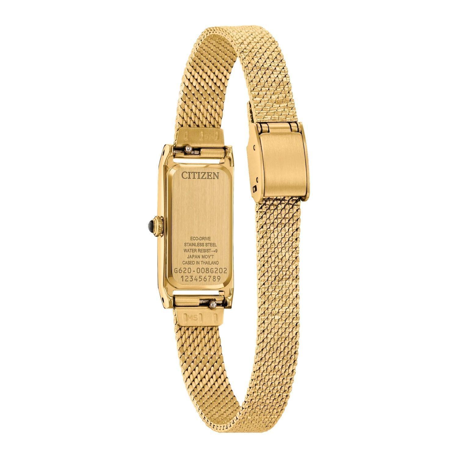 Reloj Citizen Fio Eco-Drive EG7128-59E  Dorado Acero Mujer-4