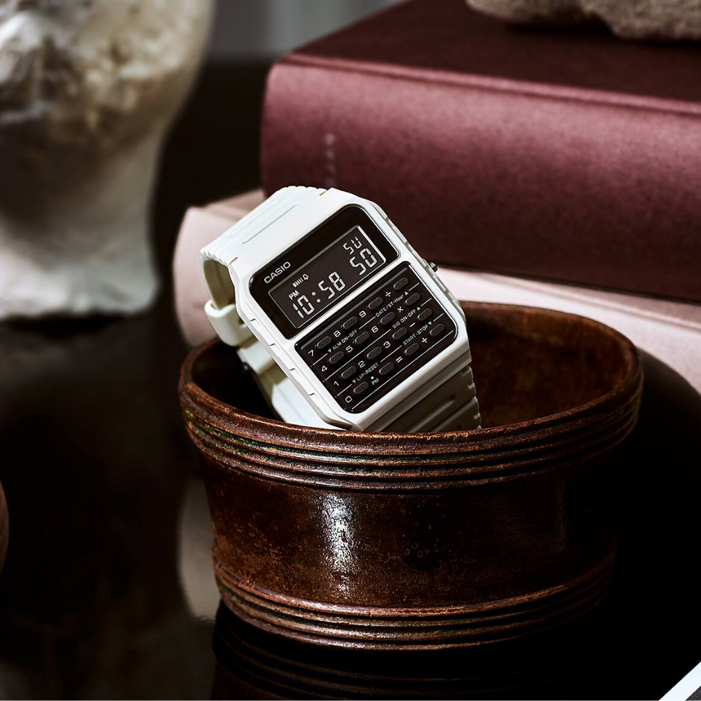 RELOJ CASIO CA-53WF-8BDF VINTAGE BLANCO UNISEX-1