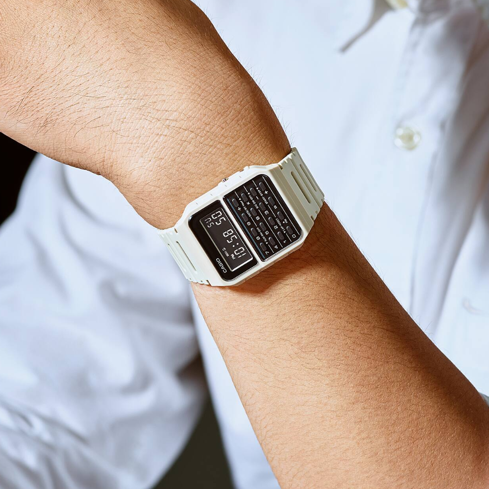 RELOJ CASIO CA-53WF-8BDF VINTAGE BLANCO UNISEX-2