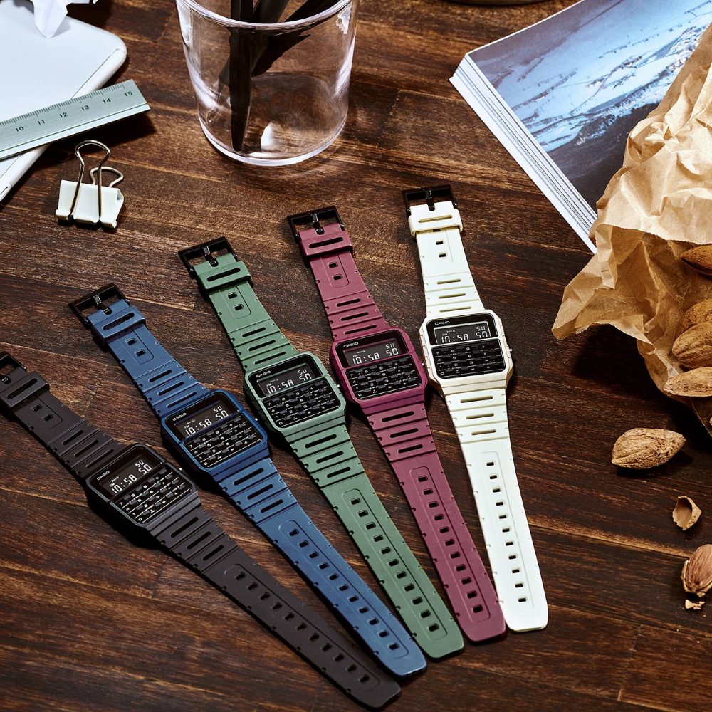 RELOJ CASIO CA-53WF-8BDF VINTAGE BLANCO UNISEX-3