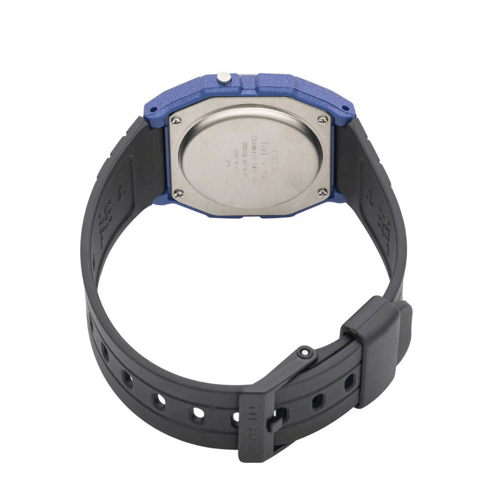 RELOJ CASIO F-91WM-2ADF AZUL HOMBRE -5