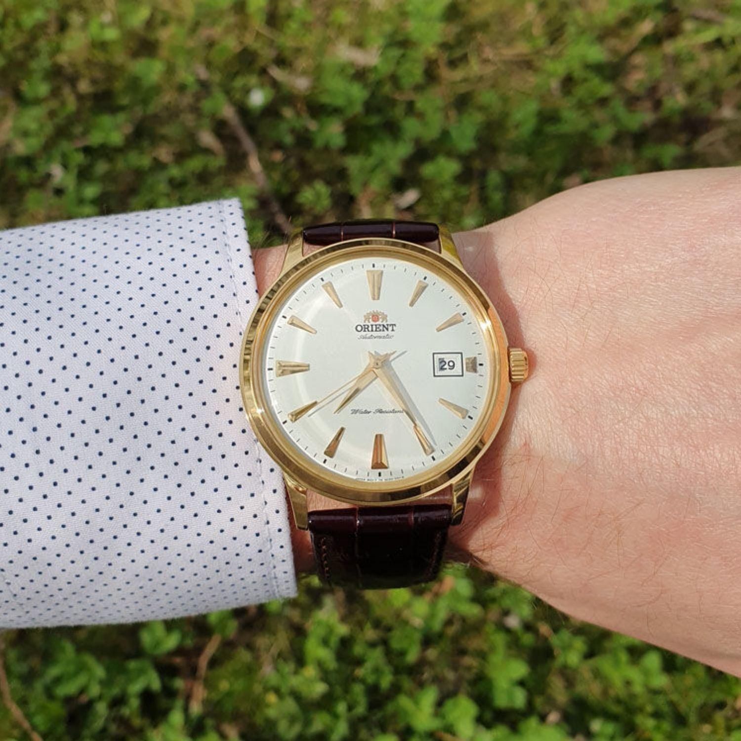 Reloj Orient Bambino TAC00003W0 Automático Clásico Dorado Hombre-1