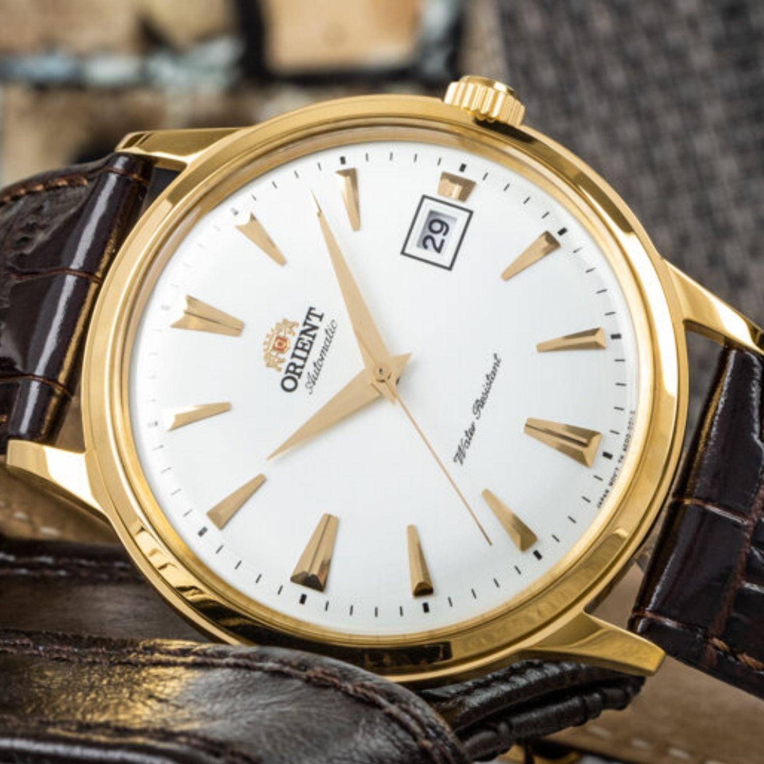 Reloj Orient Bambino TAC00003W0 Automático Clásico Dorado Hombre-3
