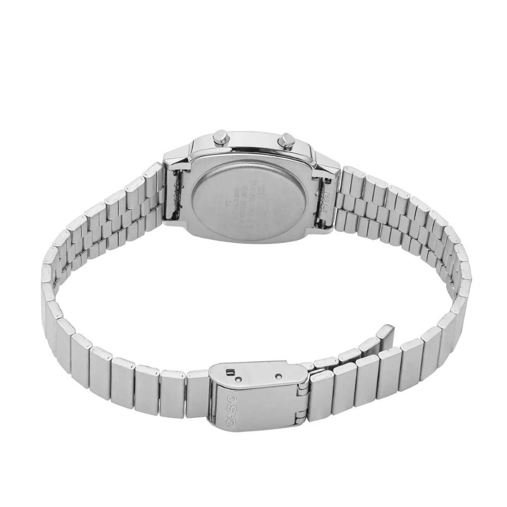 RELOJ CASIO LA670WA-7DF VINTAGE MINI PLATEADO MUJER-3