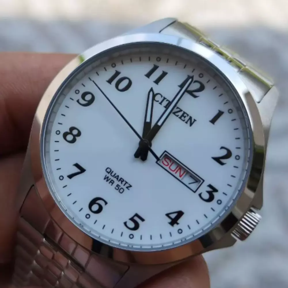RELOJ CITIZEN BF5000-94A QUARTZ PLATEADO HOMBRE-2