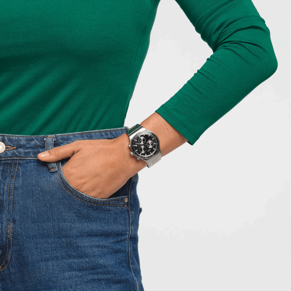 RELOJ SWATCH YVS495G IRONY AT NIGHT PLATEADO HOMBRE-3