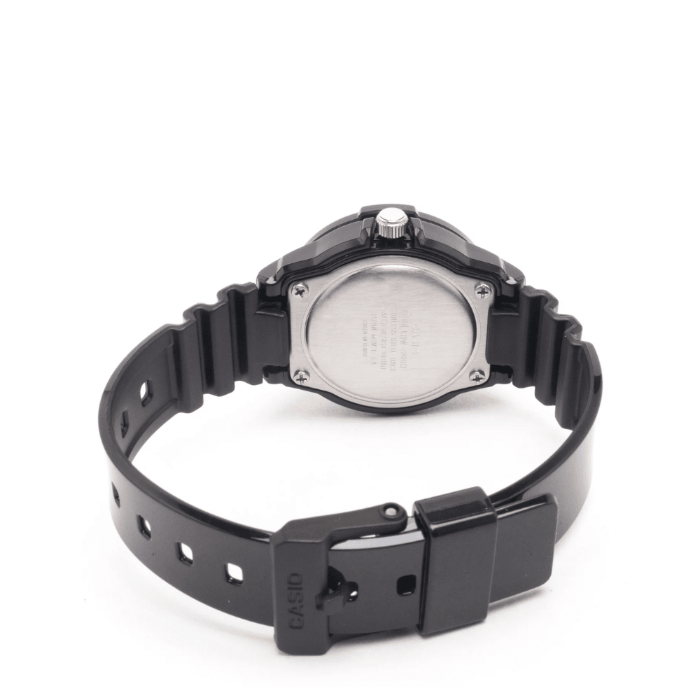 RELOJ CASIO LRW-200H-9EVDF NEGRO DORADO MUJER-2