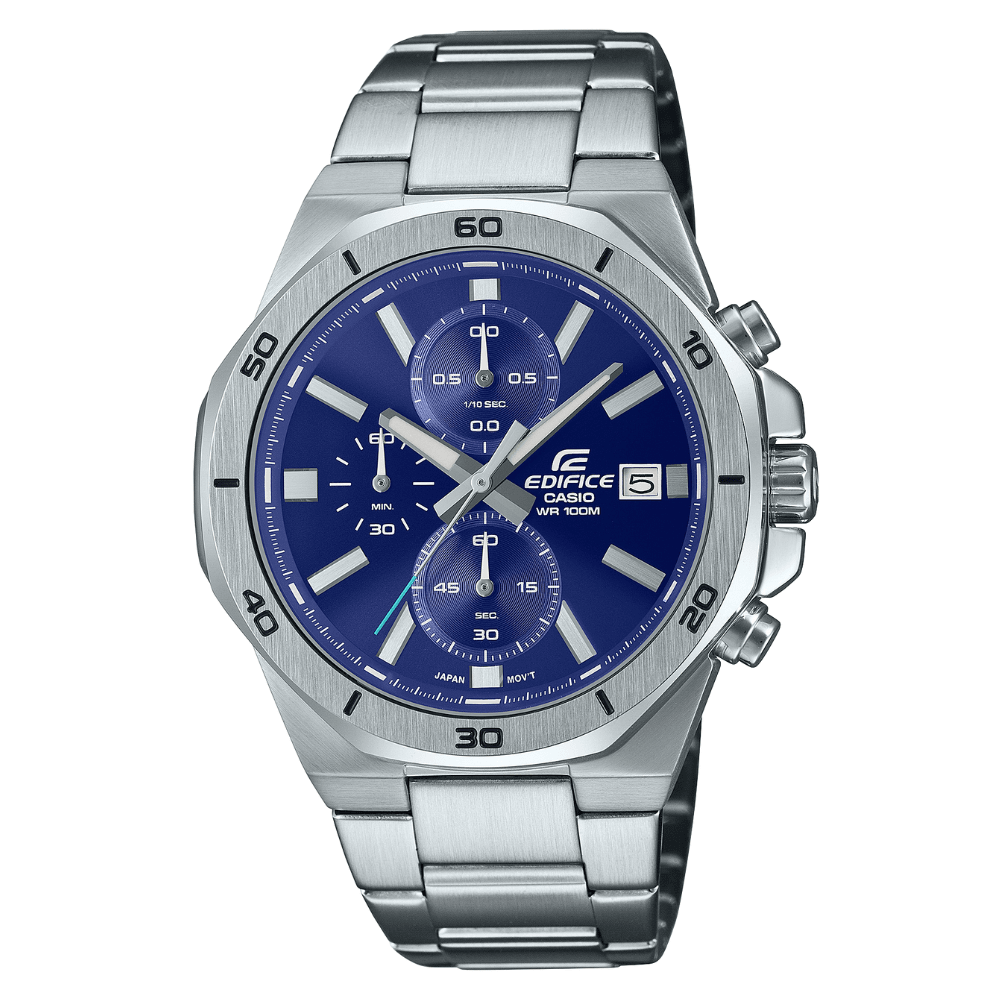 RELOJ CASIO EDIFICE EFV-640D-2AVUDF PLATEADO HOMBRE-0