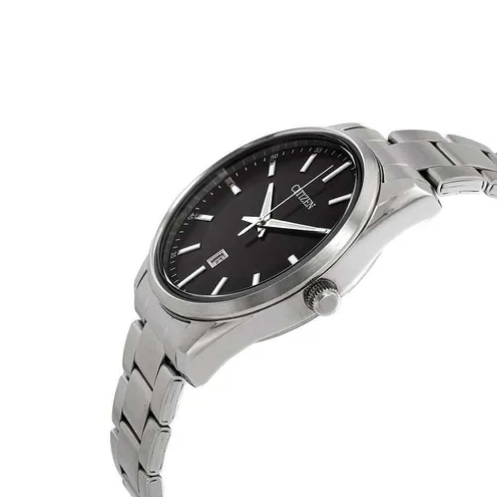 RELOJ CITIZEN BI1030-53E QUARTZ PLATEADO DIAL NEGRO-2