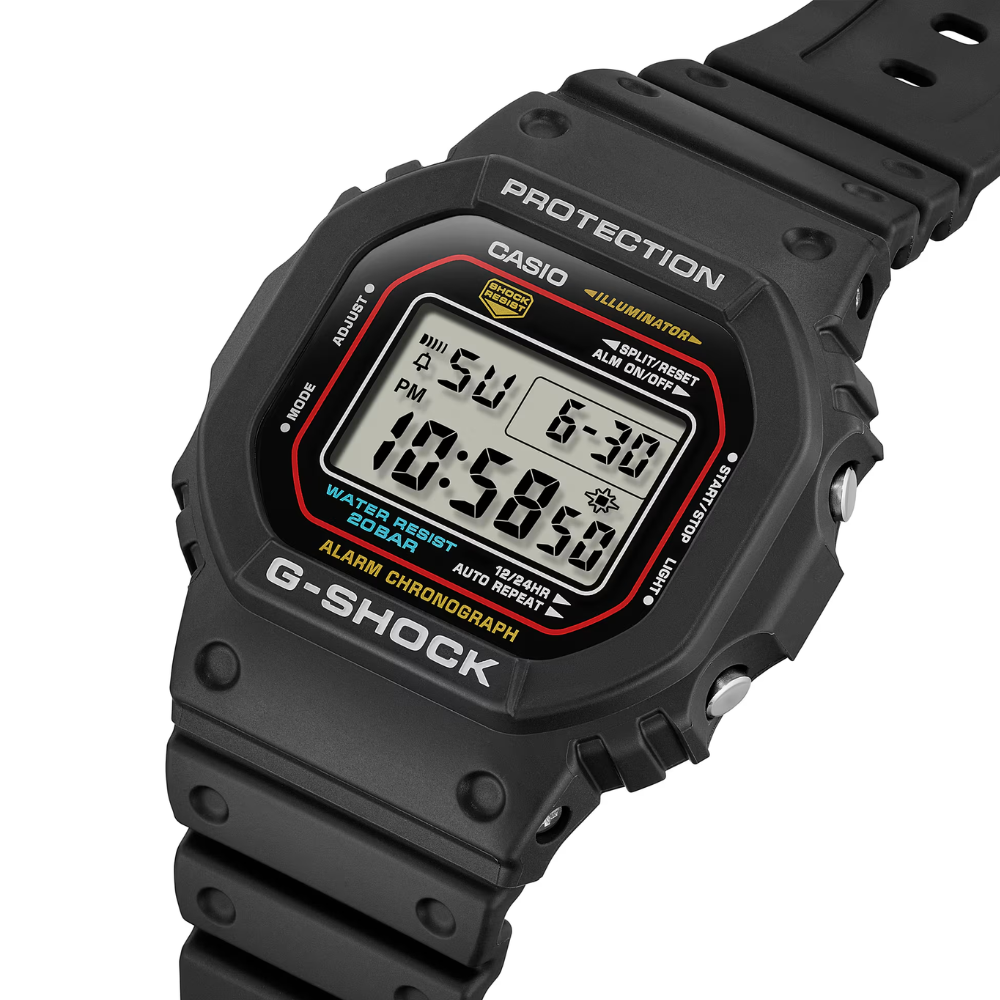 Reloj Casio G-Shock DW-5600RL-1DR Digital Clásico Negro Hombre-4