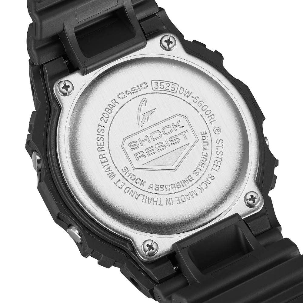  Reloj Casio G-Shock DW-5600RL-1DR Digital Clásico Negro Hombre-6