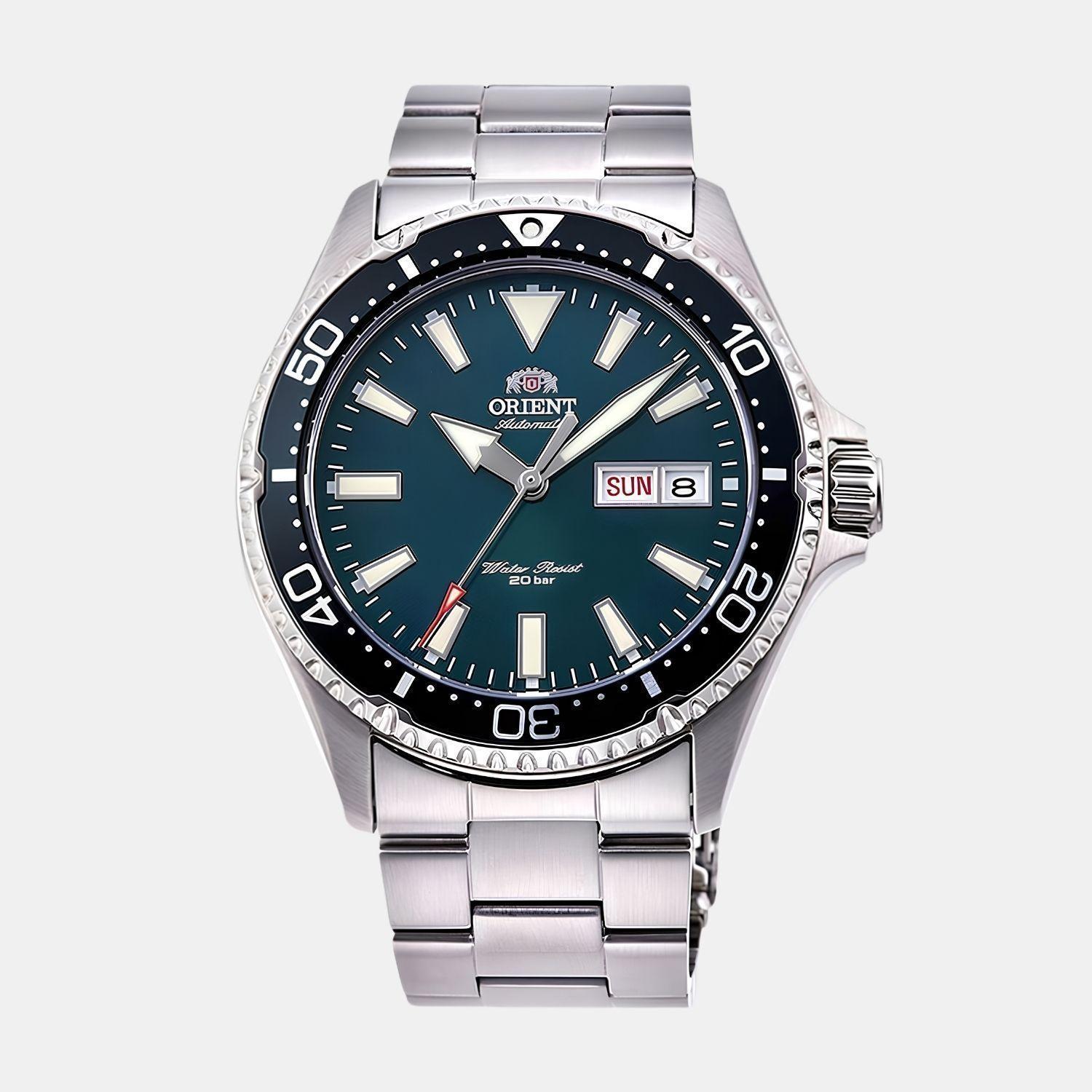 Reloj Orient Kamasu Mako III RA-AA0004E39B Diver Automático Plateado Hombre-0
