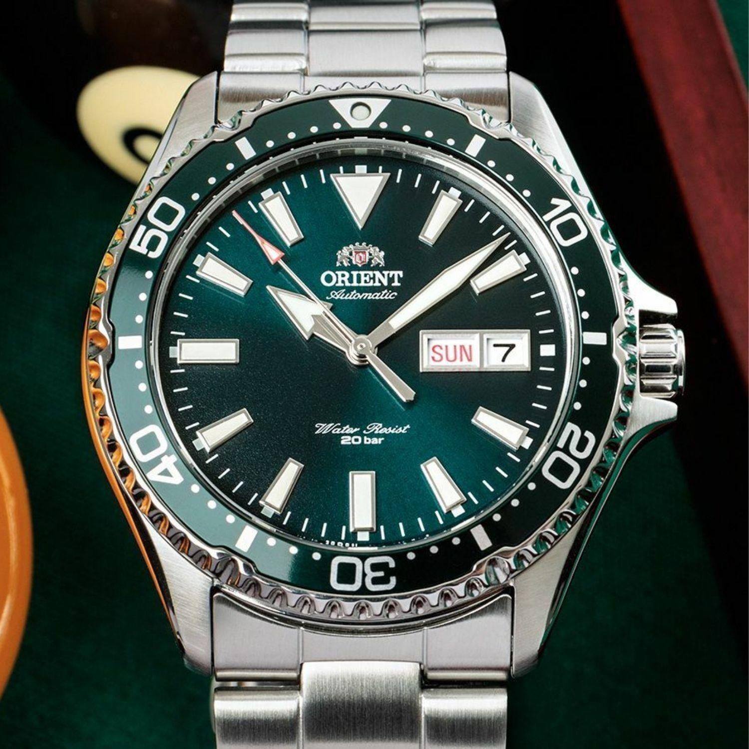Reloj Orient Kamasu Mako III RA-AA0004E39B Diver Automático Plateado Hombre-1