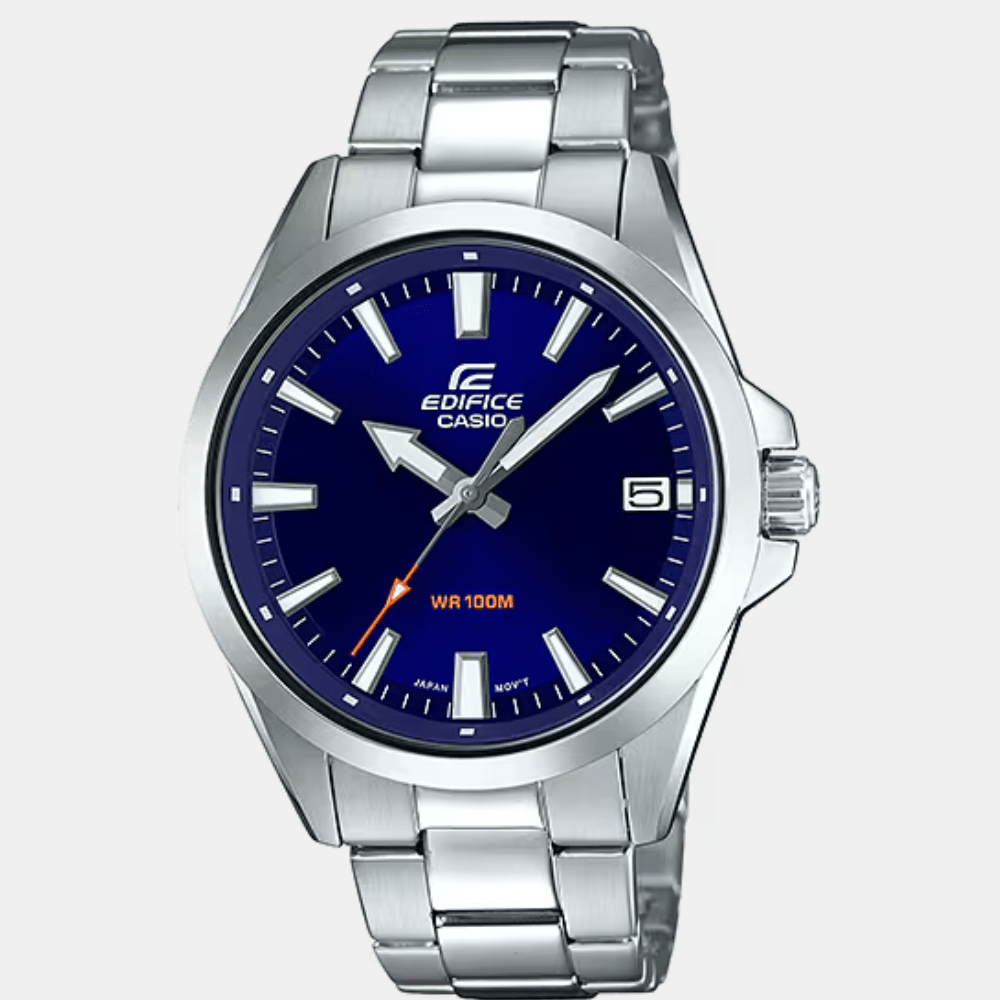 Reloj Casio Edifice EFV-100D-2AVUDF Acero Azul Análogo Plateado Hombre-0