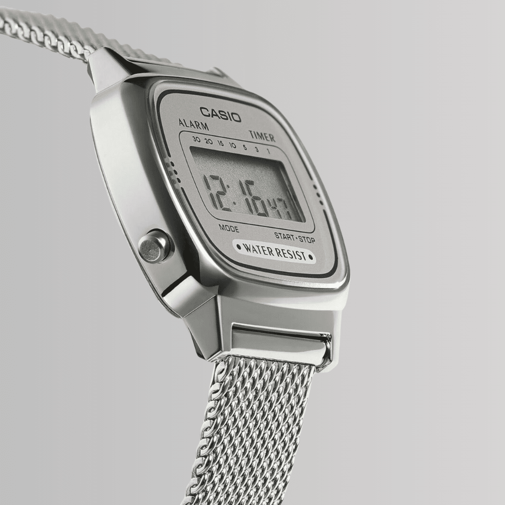 RELOJ CASIO LA670WEM-7DF VINTAGE MINI PLATEADO MUJER-2