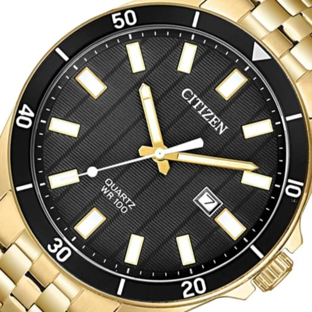 RELOJ CITIZEN BI5052-59E QUARTZ DORADO HOMBRE-2