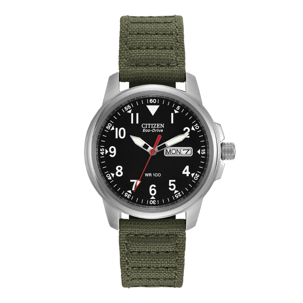 RELOJ CITIZEN BM8180-03E PLATEADO NYLON HOMBRE-0