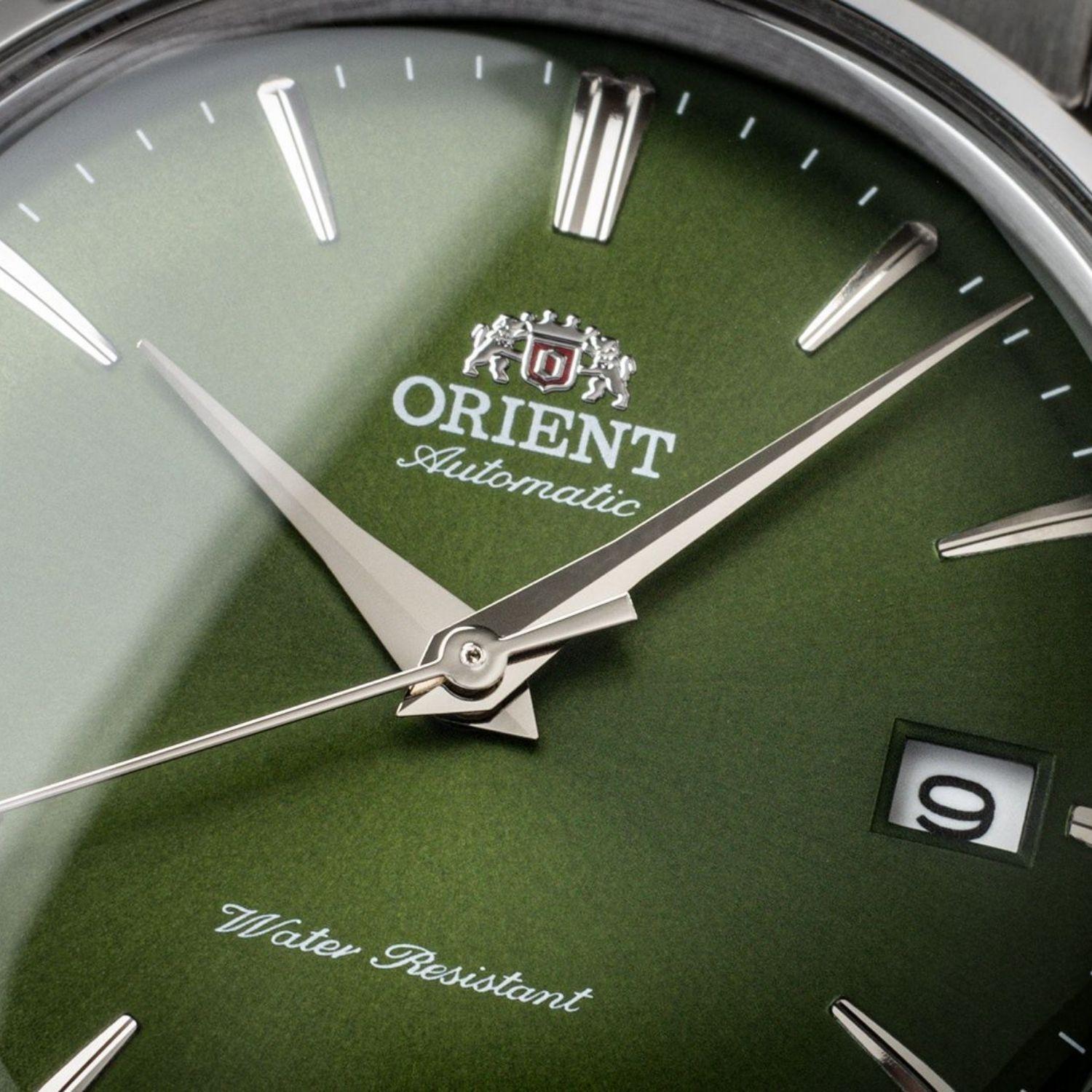 Reloj Orient Bambino RA-AC0M09E30B Automático Clásico Plateado Verde Hombre-1