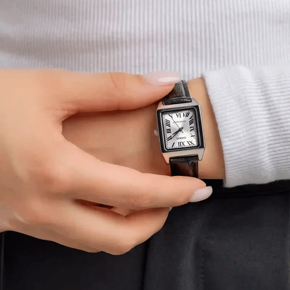 RELOJ CASIO TANK LTP-V007L-7B1UDF MUJER PLATEADO-1