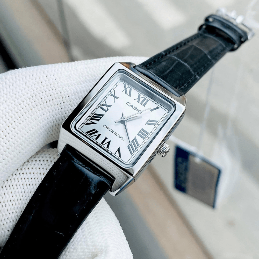 RELOJ CASIO TANK LTP-V007L-7B1UDF MUJER PLATEADO-2