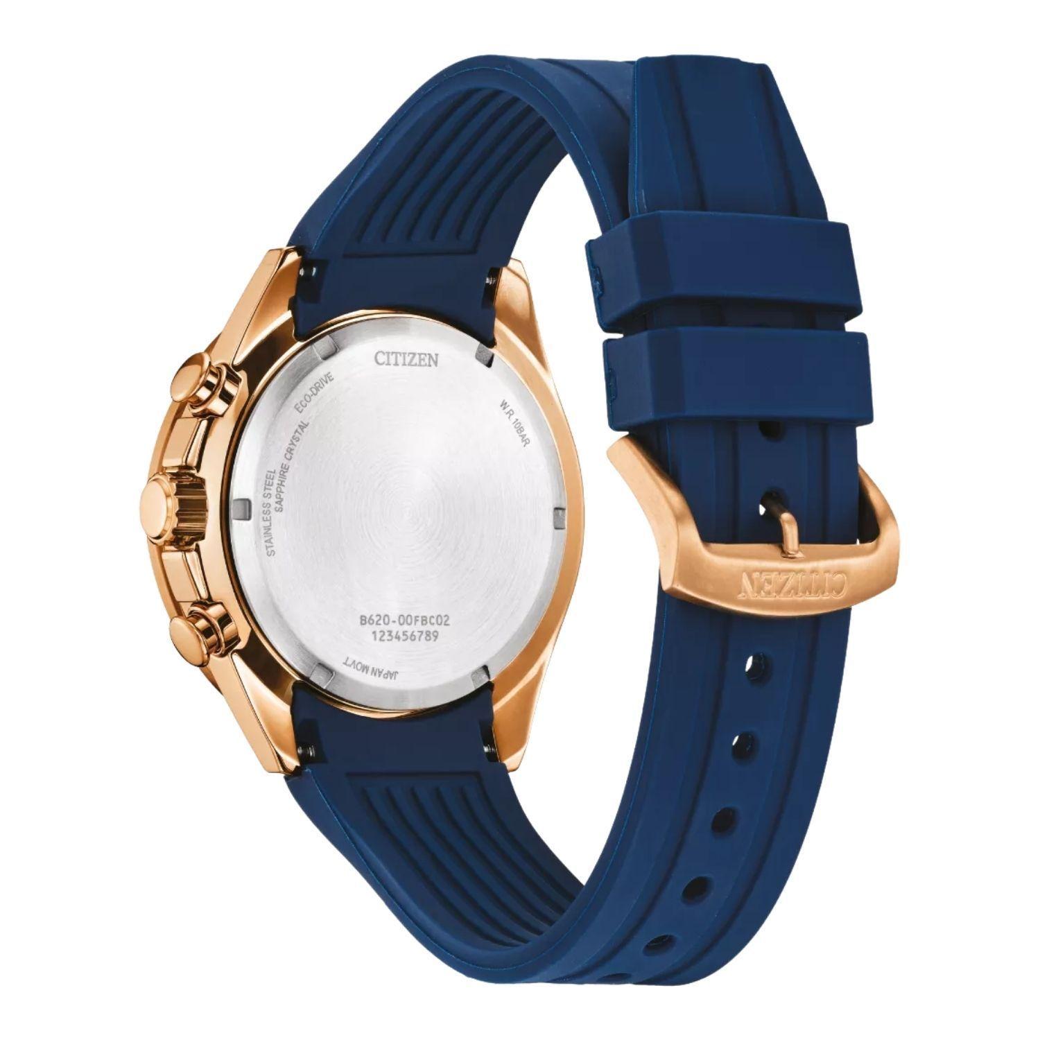 Reloj Citizen Endeavor CA4733-00L Chrono Cuero Azul Hombre -5