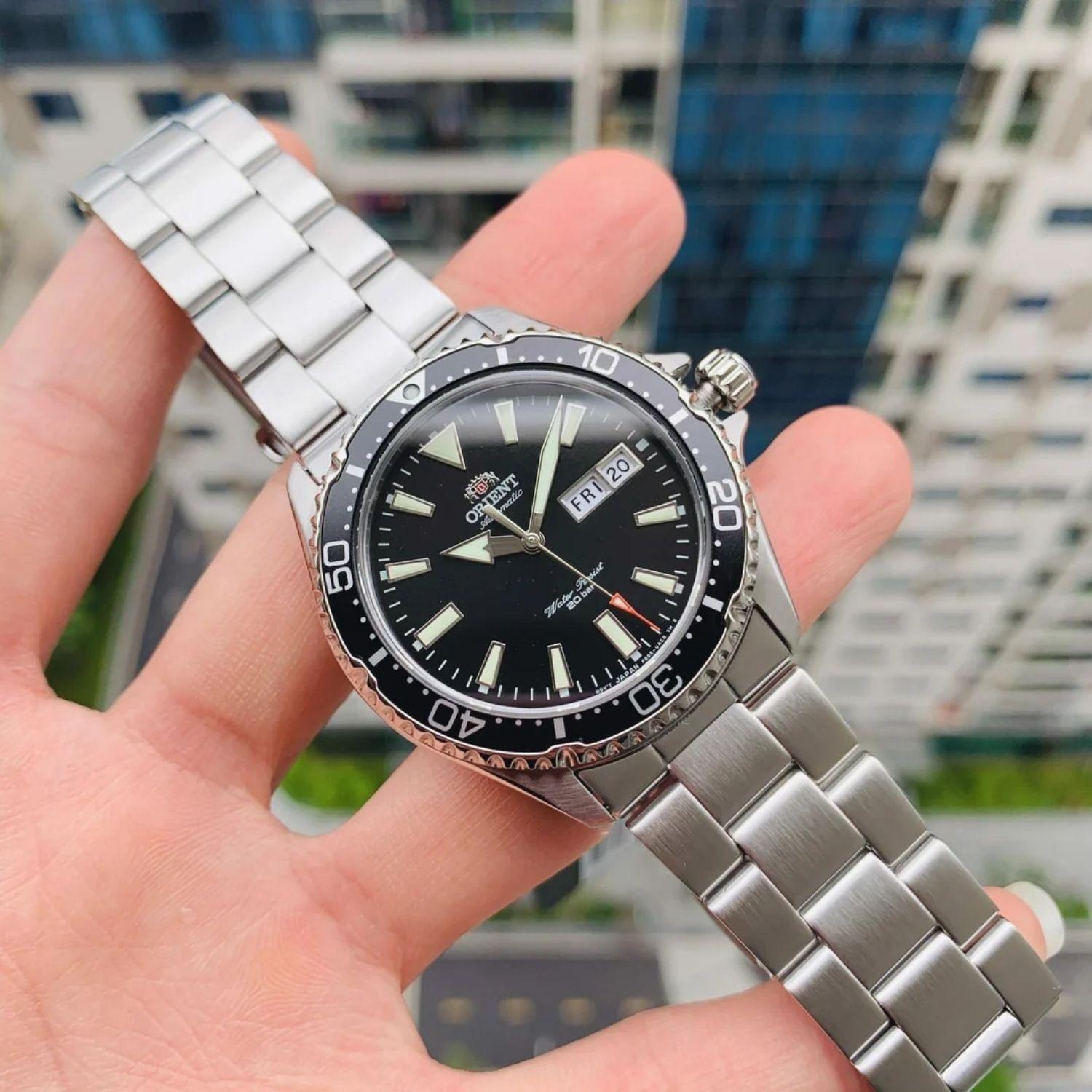 Reloj Orient Kamasu Mako III RA-AA0001B39B Diver Automático Plateado Hombre-2