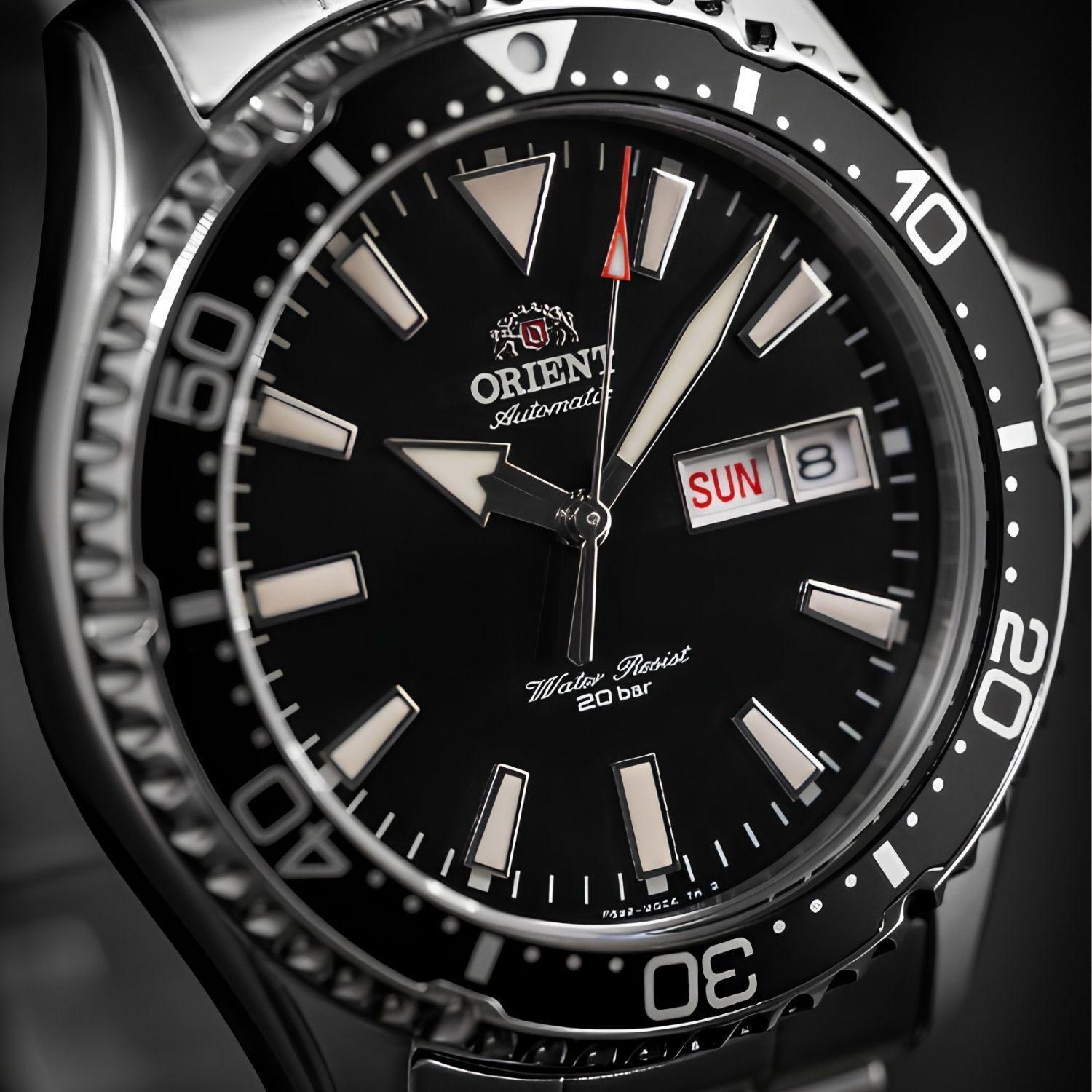 Reloj Orient Kamasu Mako III RA-AA0001B39B Diver Automático Plateado Hombre-5