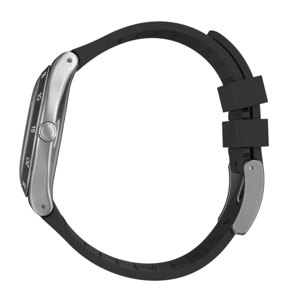 RELOJ SWATCH YWS454 BLACK SUIT BIG PLATEADO/NEGRO HOMBRE-4